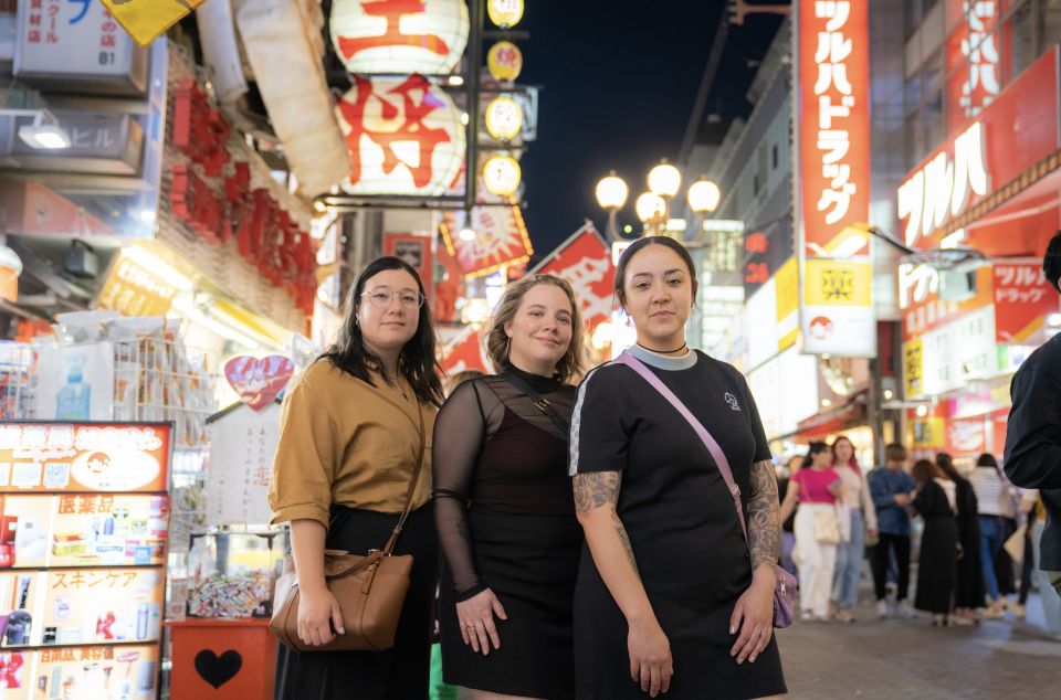 Vibrant Photo Shoot Tour in Osaka - Highlighted Tour Destinations