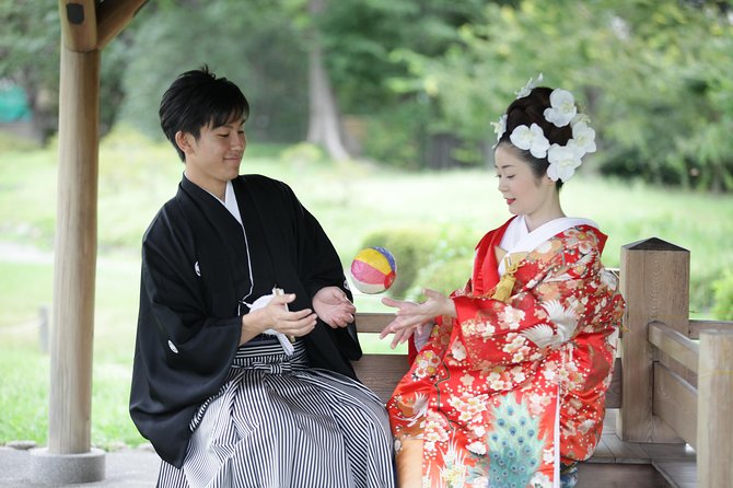 Kimono Wedding Photo Shot in Shrine Ceremony and Garden - Frequently Asked Questions