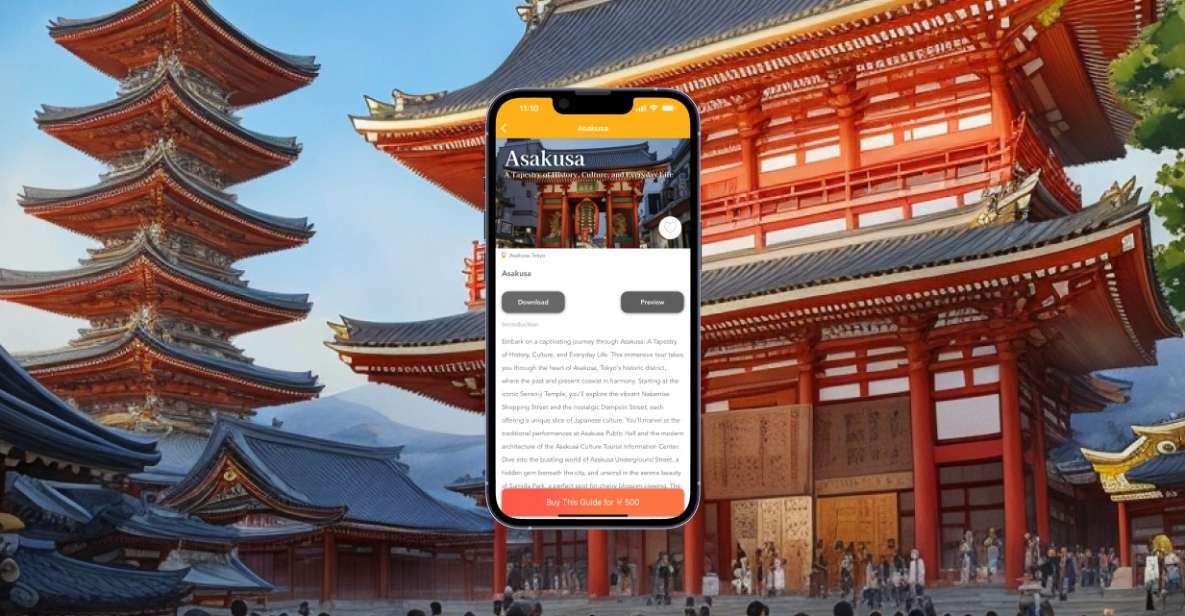 Asakusa（Tokyo）: Smartphone Audio Guide Tour - Key Points