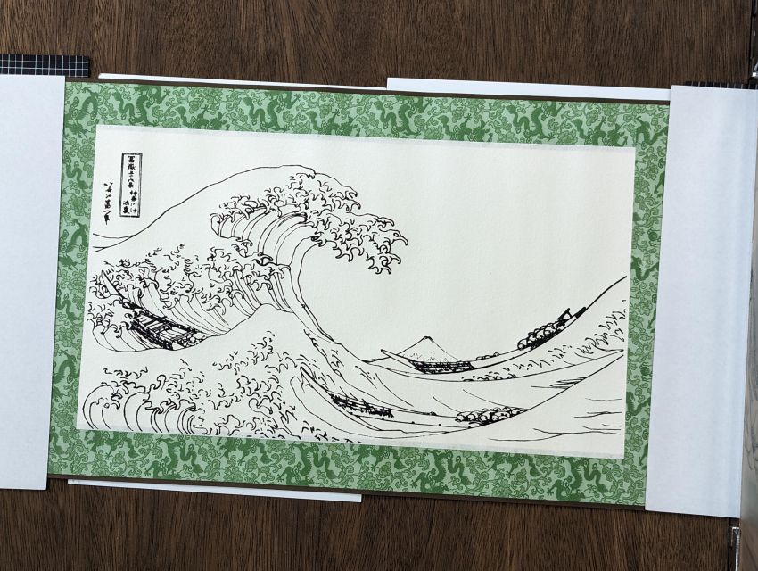 【Standard】Tokyo: Ukiyo-e Scroll Making Experience - Booking Information