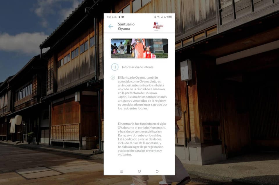 Kanazawa Self-Guided Tour App With Multi-Language Audioguide - Recap