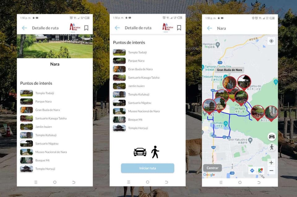 Nara Self-Guided App With Multi-Language Audio Guide - Key Points
