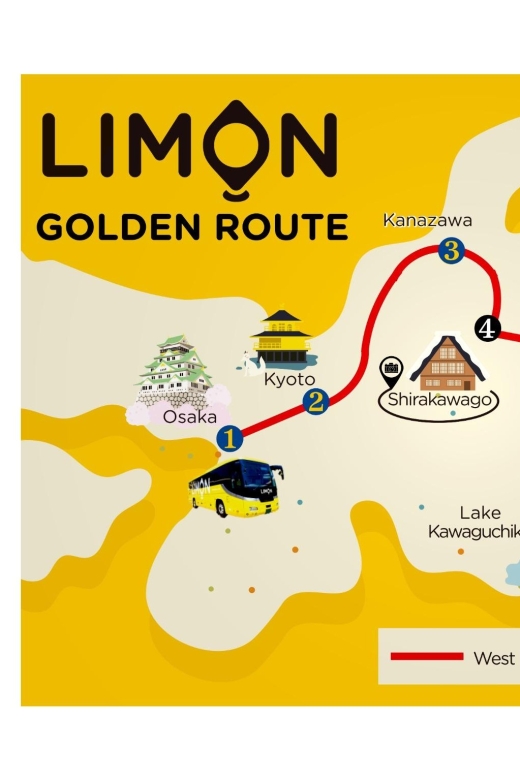 NEW PASS Japan Golden Route 7 Day LIMON Bus PASS - Pass Price and Duration