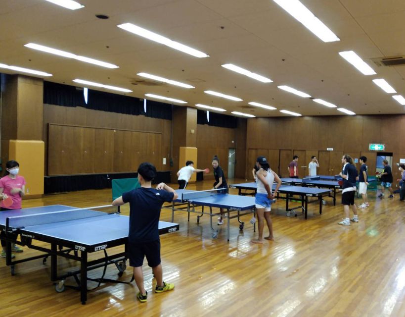 Osaka: Table Tennis Experience With Local Players - Key Points