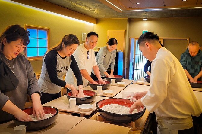 Soba Making Experience With Optional Sushi Lunch Course - Key Points