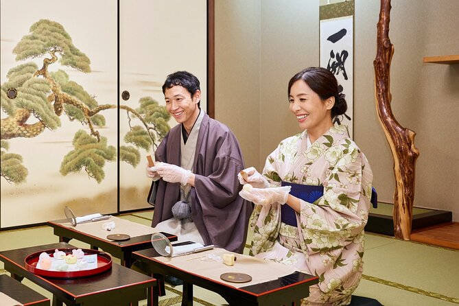 Sweets Making & Kimono Tea Ceremony at Kyoto Maikoya, GION - Key Points